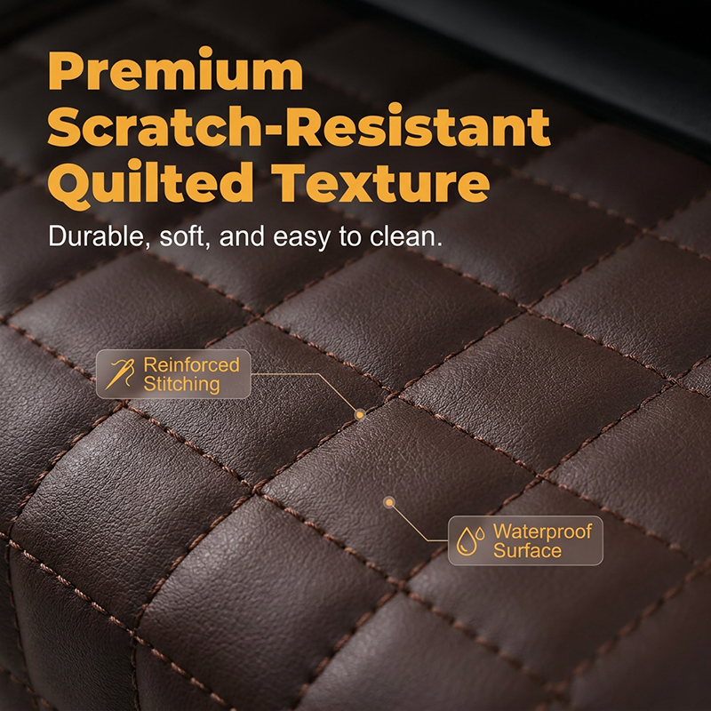 🔥50% off!🚗🥤5-in-1 Car Armrest Cushion – Centre Console Box with Tissue Holder, Cup Holder & Storage Pockets
