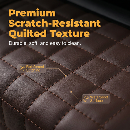 🔥50% off!🚗🥤5-in-1 Car Armrest Cushion – Centre Console Box with Tissue Holder, Cup Holder & Storage Pockets