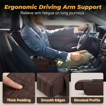 🔥50% off!🚗🥤5-in-1 Car Armrest Cushion – Centre Console Box with Tissue Holder, Cup Holder & Storage Pockets