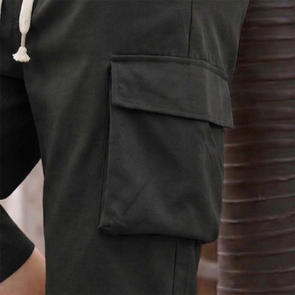 📢📢50% OFF !! ⏰Men's Casual Capri Cargo Shorts with Drawstring Waist