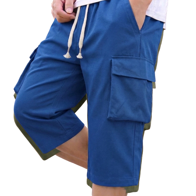 📢📢50% OFF !! ⏰Men's Casual Capri Cargo Shorts with Drawstring Waist