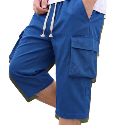 📢📢50% OFF !! ⏰Men's Casual Capri Cargo Shorts with Drawstring Waist