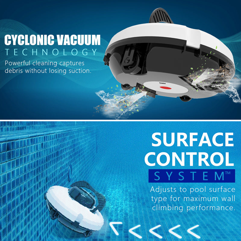 🤖 Hot Sale ＆ 57％ Off 🔥 Cordless Pool Cleaning Robot – Smart navigation, powerful suction & one‑touch start. Easy‑empty filter basket. Your sparkling pool awaits! ✨🏊