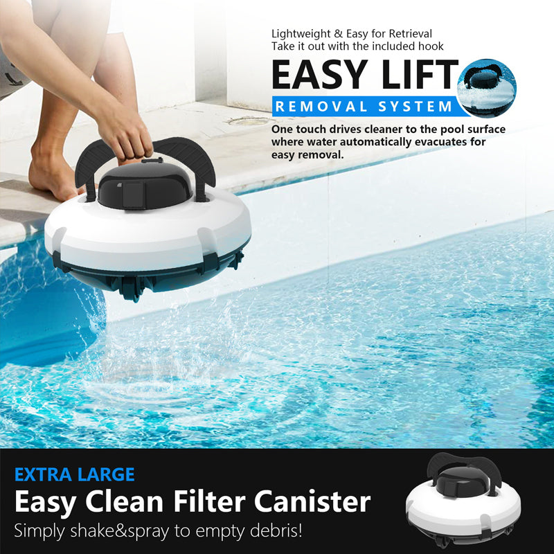 🤖 Hot Sale ＆ 57％ Off 🔥 Cordless Pool Cleaning Robot – Smart navigation, powerful suction & one‑touch start. Easy‑empty filter basket. Your sparkling pool awaits! ✨🏊
