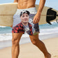 Men's Funny 3D Printed Beach Shorts