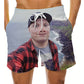 Men's Funny 3D Printed Beach Shorts