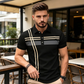 💐50% OFF! Men’s Collared Striped Top – Stylish for Office or Vacation 🏖️💼【Limited Stock】