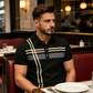 💐50% OFF! Men’s Collared Striped Top – Stylish for Office or Vacation 🏖️💼【Limited Stock】
