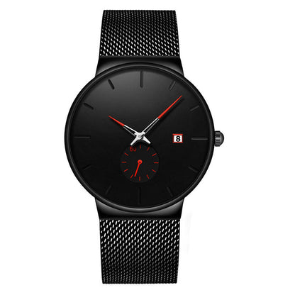 🔥2026 New Upgrade ＆ Hot Sale🔥50% Off ✨ Men's Minimalist Quartz Watch – Waterproof, Stainless Steel Mesh ✨