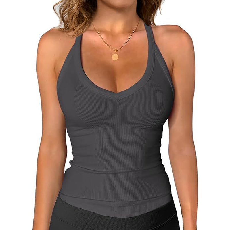 ⚡50K+ SOLD!🌞Women's Ribbed V-Neck Tank Top
