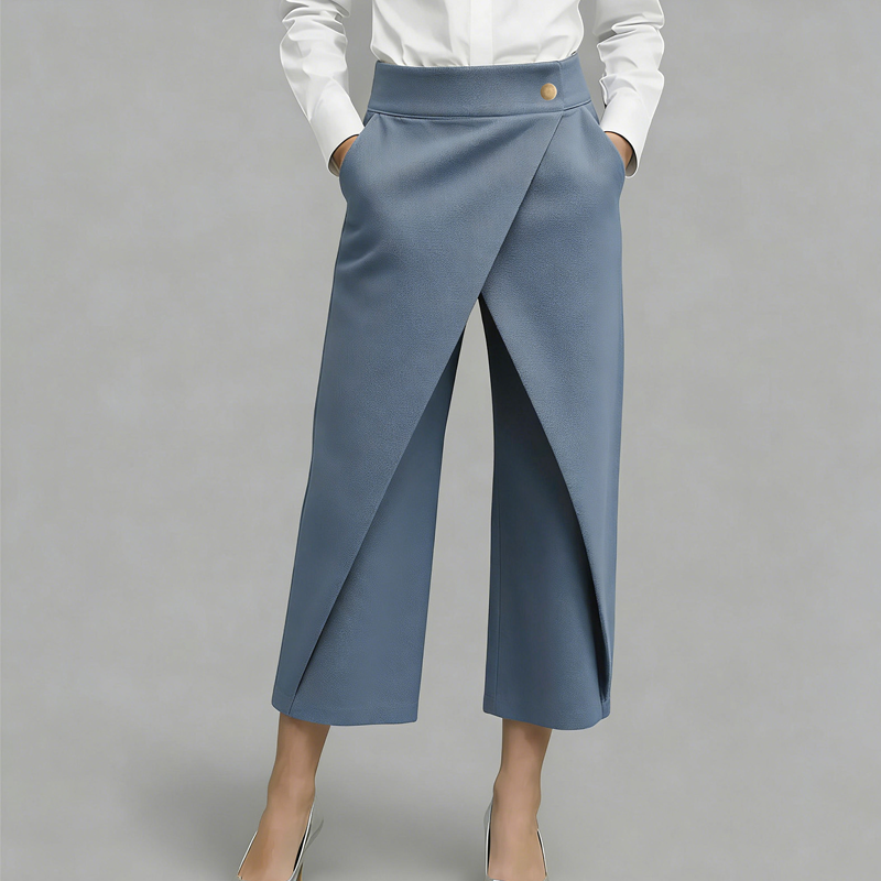 ⏳Time-Limited Special⏰Women's Patchwork Cropped Casual Trousers👖