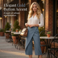 ⏳Time-Limited Special⏰Women's Patchwork Cropped Casual Trousers👖