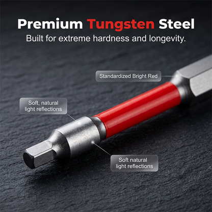 ⏰ 50% OFF – Upgrade Your Tool Kit Now ⏰🔩⛩️ Universal 1/4" Shank Pagoda Hex Bits – 6-in-1 Multi-Size Magic! | Fits All Standard Drills