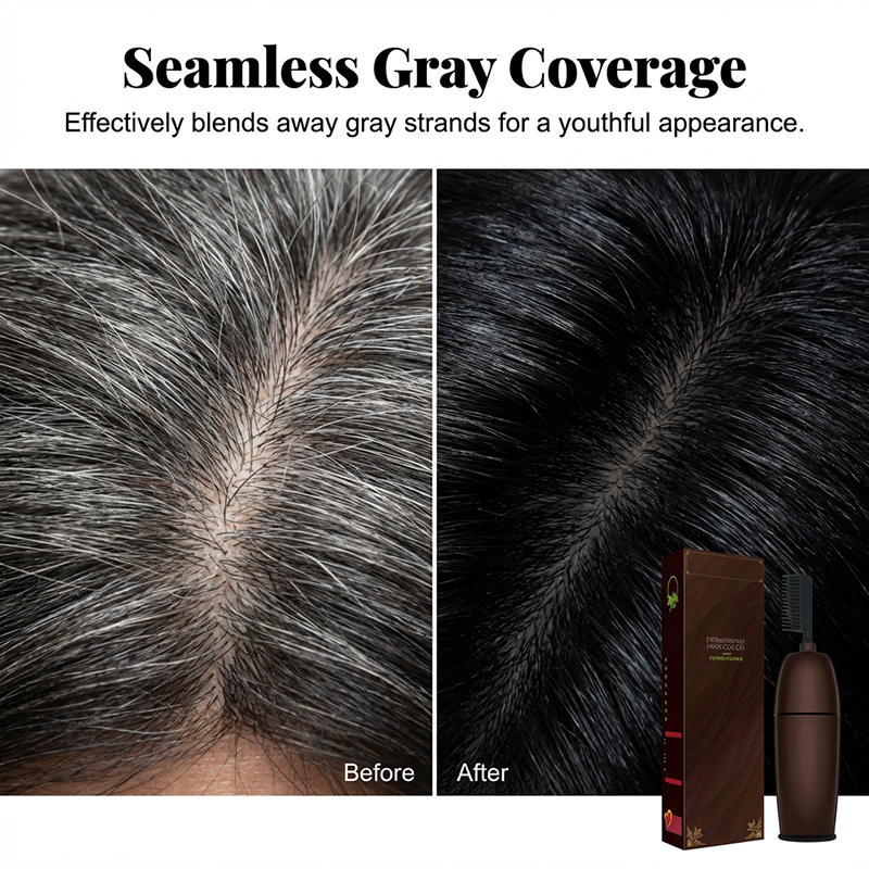 🌿🪮 Plant-Based Hair Dye – Full Gray Coverage, Vibrant & Gentle⏰🚀50% OFF LIMITED OFFER⚡🔥