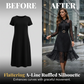 👗 50% OFF NOW!✨ Polka Dot Tie-Neck Midi Dress – Pearl Belt & A-Line – Elegant Vintage Party Dress 🥂