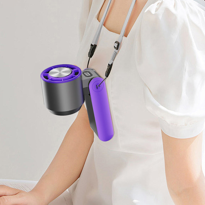 🌬️ Portable 3-in-1 Cooling Fan with Digital Display – Ultra-Long Battery Life, Compact & Foldable for Travel, Office & Bedroom