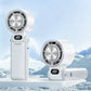 🌬️ Portable 3-in-1 Cooling Fan with Digital Display – Ultra-Long Battery Life, Compact & Foldable for Travel, Office & Bedroom