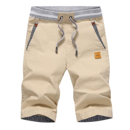 🩳 LIMITED-TIME 50% OFF! ✨ Men's Color-Block Shorts – Drawstring, Cotton Blend, Casual ✨