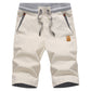 🩳 LIMITED-TIME 50% OFF! ✨ Men's Color-Block Shorts – Drawstring, Cotton Blend, Casual ✨