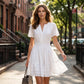 🔥Summer Hot Sale - 50% Off😍Women's Short Sleeve Tiered Mini Dress