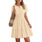 🔥Summer Hot Sale - 50% Off😍Women's Short Sleeve Tiered Mini Dress