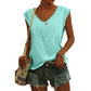 ⏰Women's Casual V-Neck Loose Fit Tank Top