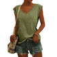 ⏰Women's Casual V-Neck Loose Fit Tank Top