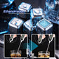 🔘🎁 4/6/8pcs Stainless Steel Ice Cubes – Food Grade 304 Steel, Fast Cooling, Reusable, Gift Box Included. Great for Home Bar, Party or Father’s Day Gift! 🍸🎉💪
