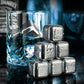 🔘🎁 4/6/8pcs Stainless Steel Ice Cubes – Food Grade 304 Steel, Fast Cooling, Reusable, Gift Box Included. Great for Home Bar, Party or Father’s Day Gift! 🍸🎉💪