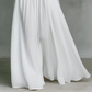 👗 50% OFF! ✨ Elegant Pleated White High-Neck Maxi Dress