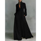 👗 50% OFF! ✨ Elegant Pleated White High-Neck Maxi Dress