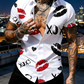 💋 50% OFF! ✨ Men's Kiss Print Button-Up Shirt – Playful, Lightweight, Vibrant 👔