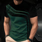 ⏰Men's Color-Block Crew Neck T-Shirt