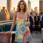 🌸Summer Hot Sale 50% Off✨Casual Sleeveless A-Line Printed Summer Dress