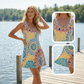 🌸Summer Hot Sale 50% Off✨Casual Sleeveless A-Line Printed Summer Dress