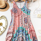 🌸Summer Hot Sale 50% Off✨Casual Sleeveless A-Line Printed Summer Dress