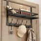 🪄50% OFF! ✨ Over The Door Hooks with Basket – Heavy-Duty, Tool-Free, 50lb Capacity 🪣