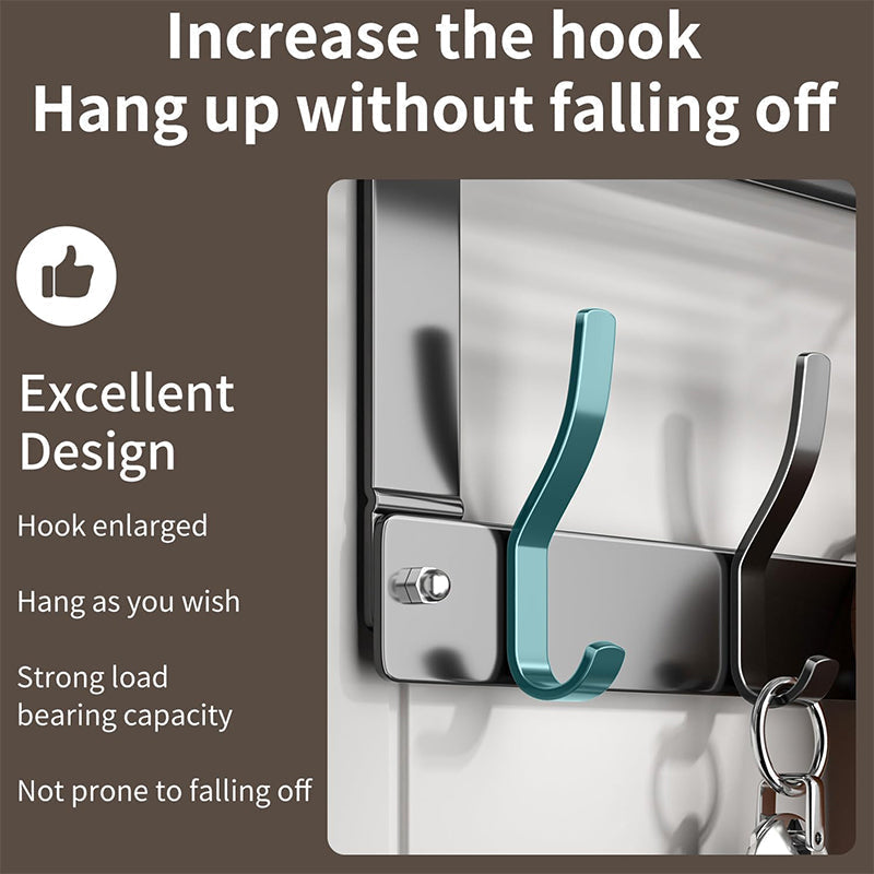 ✨ Over-Door Hooks & Storage Basket – Heavy-Duty Carbon Steel Holds 50 lbs, Tool-Free Snap-On Installation & Detachable Basket – Space-Saving Organizer for Towels, Coats & Bags 🧺