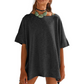 👚 50% OFF NOW! 🚤 Women's Solid Color Loose Fit Boat Neck Top – Soft, breathable & effortlessly chic – perfect for casual days or beach-ready style 🌊