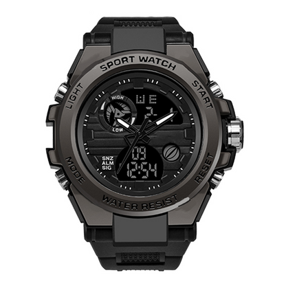 ⌚ LIMITED-TIME 50% OFF! ✨ Men's Waterproof Sports Watch – Dual Display, 3ATM, Shock-Resistant 🏃‍♂️