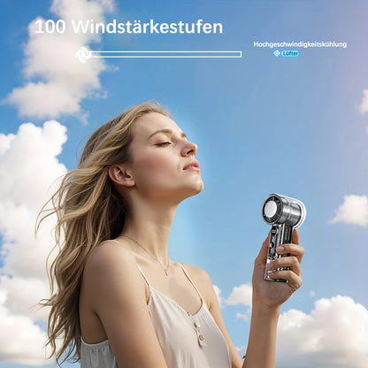 ❄️  Bladeless Portable Refrigeration Fan, 100+ Speed Adjustable Personal Mini Cooling Fan with Digital Display ⚡