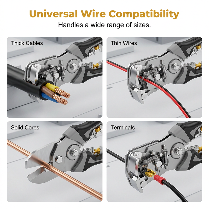 🛠️ 50% OFF NOW! 🔥 Automatic Self-Adjusting Wire Stripper & Crimper – Self-adjusting for fast stripping, 2-in-1 stripper & crimper & comfortable grip – essential for DIY electrical work and home repairs 🔌