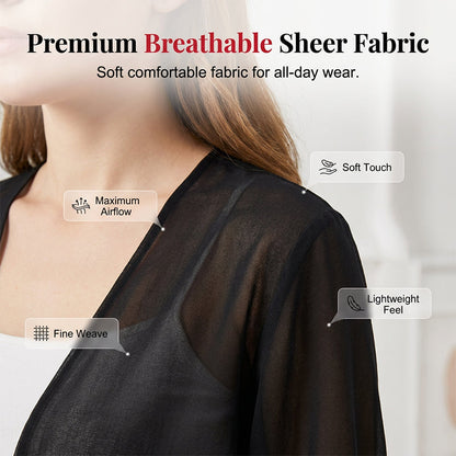 🎁2026 New Arrivals 50% OFF⏰Women's Chiffon Tie-Front Top – Summer Layering Essential 🍃