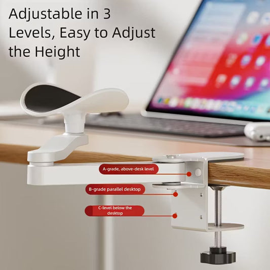 💪 Adjustable Ergonomic Clamp-On Arm Rest | Relieves Arm & Shoulder Fatigue, Fits Any Desk ✅