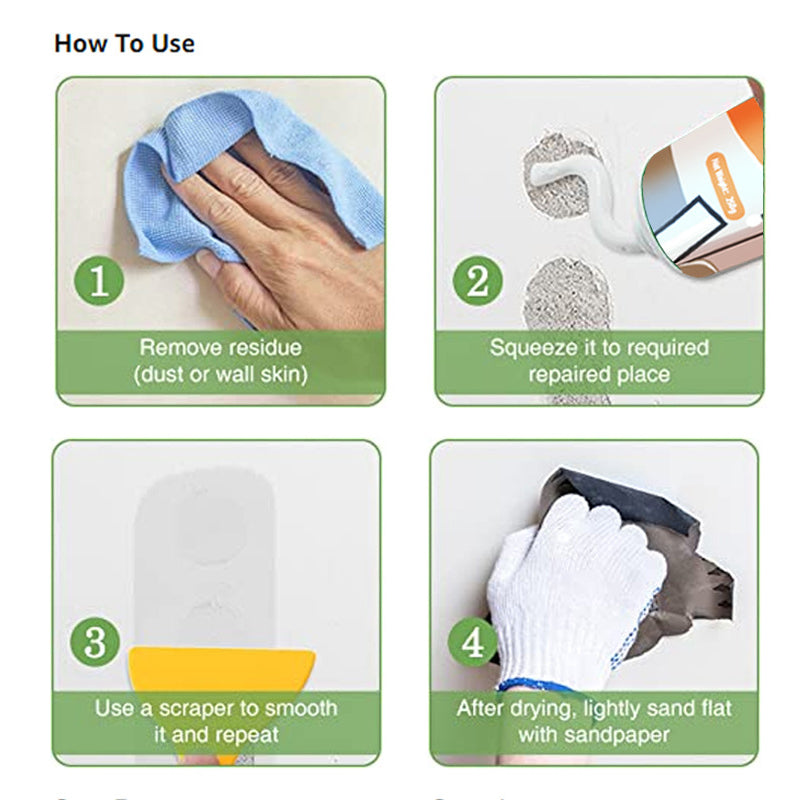 💥Up to 50% off🧴🛠️ All-Purpose Wall Repair Paste – Fill Holes in a Single Stroke – Pay on Delivery ✨✅