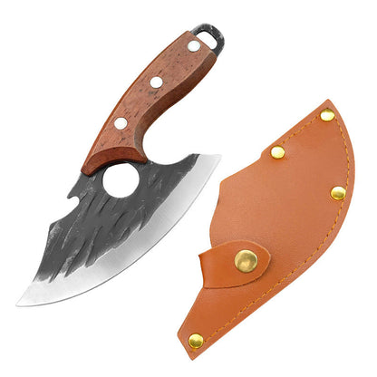 🔥While Supplies Last 50% OFF!🎉 Hand-Forged Mini Cleaver Knife with Sheath