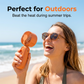 💦Summer Hot Sale🧊Portable Handheld Digital Display Cooling Fan