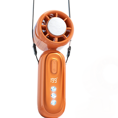 💦Summer Hot Sale🧊Portable Handheld Digital Display Cooling Fan