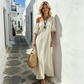 ⏰ 50% OFF✨Women's One-Shoulder Puff Sleeve Maxi Dress
