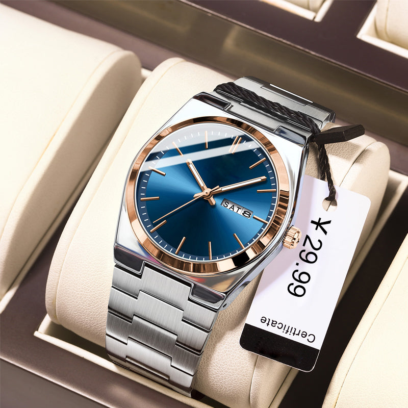 🥳 50% OFF! 🥳 Men’s Quartz Watches & Understated Luxury